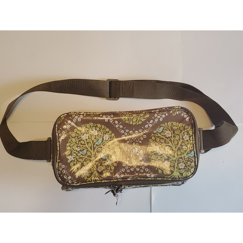 Brown and Green Patterned Crossbody Bag - Unbranded - Picture 2 of 12